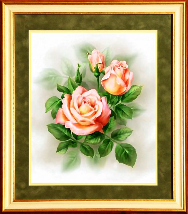 Набор для вышивания гладью РИСУЕМ ИГЛОЙ "Нежность" N0010