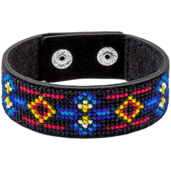 Набор для вышивания нитками на искусственной коже ВОЛШЕБНАЯ СТРАНА FLHL-038 2.2х22см