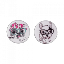 Магнитный двухсторонний держатель для игл ВОЛШЕБНАЯ  СТРАНА FLMH-071(M), 2.5см