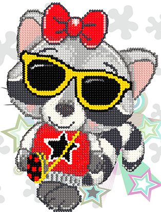 БСА4-098 Алмазная вышивка ТМ Наследие "Забавные животные 2"