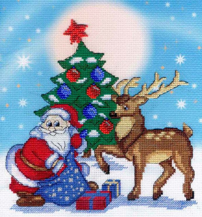 РК-313 Набор для вышивания М.П.Студия "Дед Мороз"