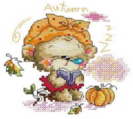 Набор для детского творчества Милато "Мишка с тыквой" T-212