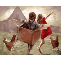 GX26657 Картина по номерам Paintboy "Детские игры"