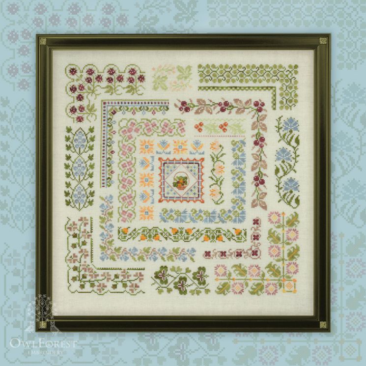 0019-СЛ-Н-3Ca Набор для вышивания СОВИНЫЙ ЛЕС  "Северное лето"