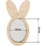 Заготовка для вышивания нитками на канве FLH-039 6.5*12см