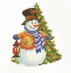 С-26 Набор для вышивания Сделай Своими Руками "Снеговик"