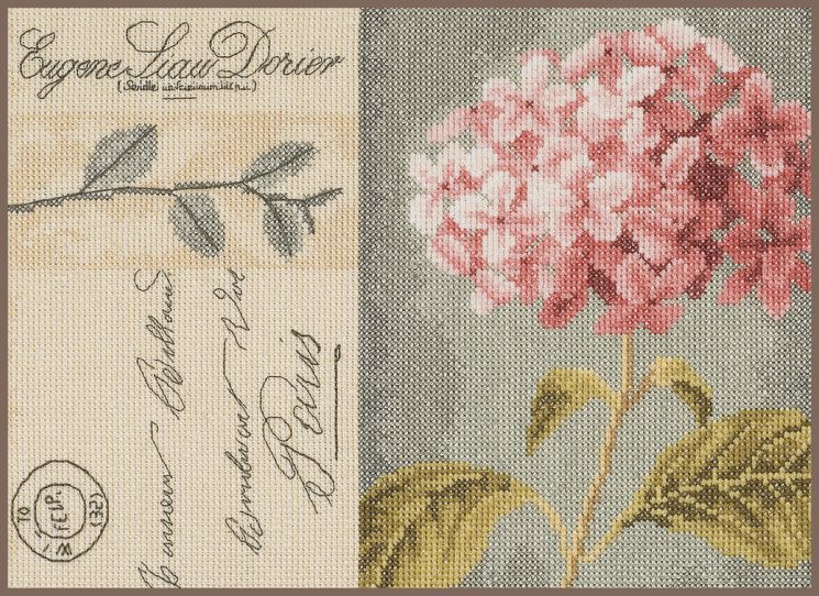 PN-0008104 Набор для вышивания LANARTE "Hydrangea"