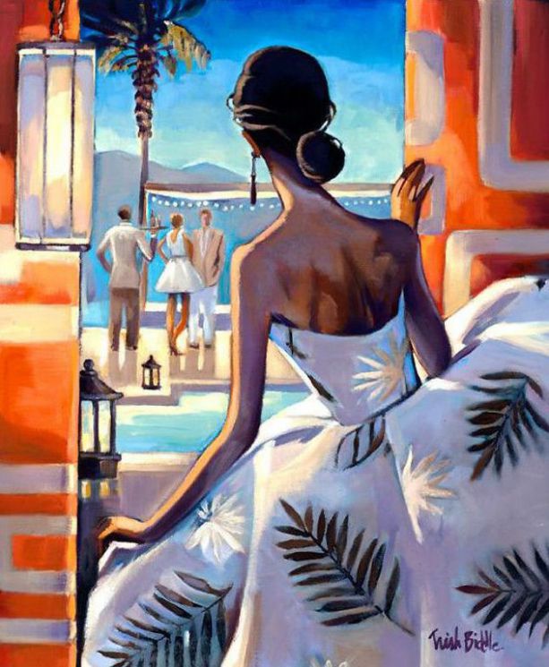 Картина по номерам Paintboy "В отпуске" худ. Триш Бидл GX3036