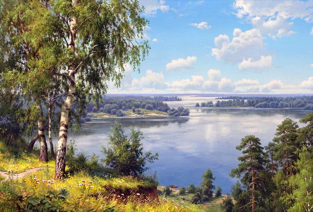 Ag 2436 Алмазная мозаика Гранни "Просторы"