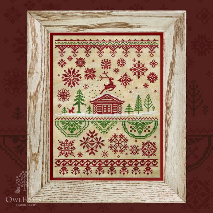 0006-СКР-С Печатная схема "Серебряное копытце. Рождество "