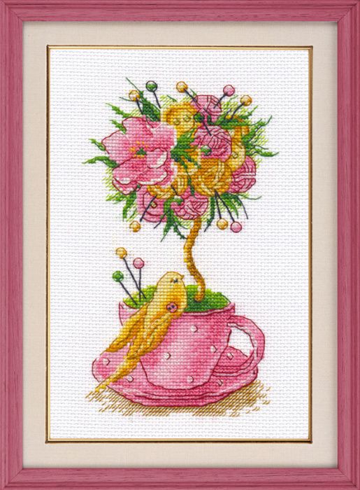 1162 Набор для вышивания ОВЕН "Топиарий"