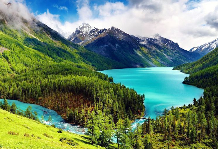 Алмазная мозаика Гранни "Горный пейзаж" Ag1028