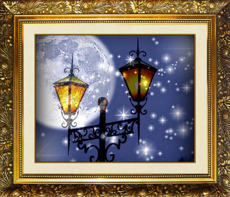 ML-24 Алмазная мозаика МИЛАТО "Ночная сказка"