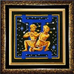 З-08 Набор для вышивания Сделай Своими Руками "Знаки зодиака. Близнецы"