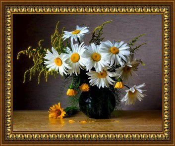 Алмазная мозаика Милато "Букет ромашек" Z-116 