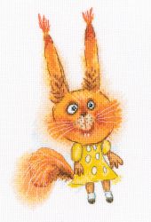 C339 Набор для вышивания РТО "ВЕСЁЛАЯ БЕЛКА"