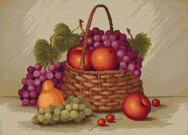 Набор для вышивания в технике гобелен LUCA-S "Натюрморт с яблоками" G450