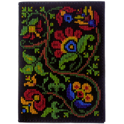 Набор для вышивания нитками на искусственной коже FLHL-043 Волшебная страна