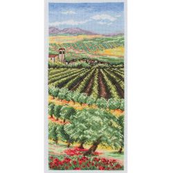 PCE0808  "Пейзаж с оливами. Италия" (Anchor)