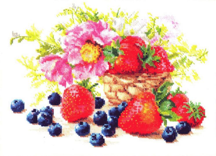 5-14 Набор для вышивания Алиса "Клубника"