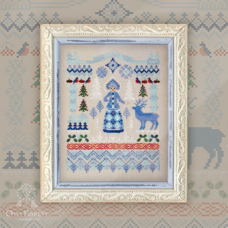 0054-СН-С Печатная схема "Снегурочка"