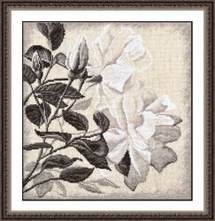 639 Набор для вышивания ОВЕН "Винтажные розы"