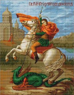 Набор для вышивания в технике гобелен LUCA-S "Святой Георгий" G448