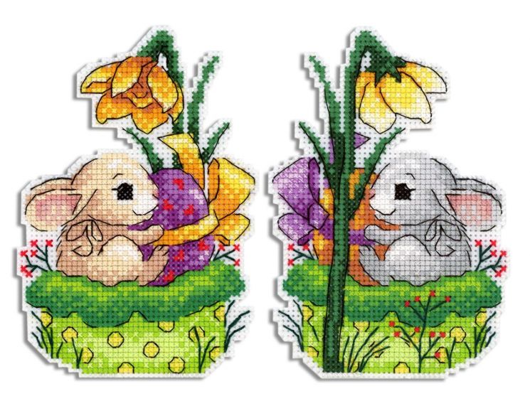 набор для вышивания "Жар-птица" Пушистый зайка Р-840