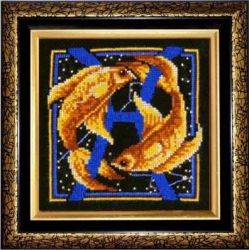 З-16 Набор для вышивания Сделай Своими Руками "Знаки зодиака. Рыбы"