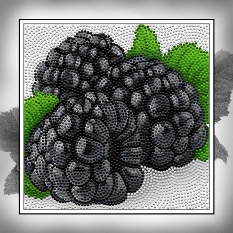 БСА25-091 Алмазная вышивка ТМ Наследие "Ежевика"