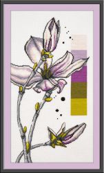 773 Набор для вышивания ОВЕН "Магнолия"