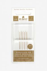 6129/6 Иглы для вышивания DMC №26 позолоченные с тупым концом