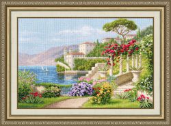 ДЛ-034 Набор для вышивания Золотое Руно "Цветущая Италия"