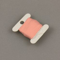 Нить люминесцентная лососевая (зелено-желтое свечение) 50м