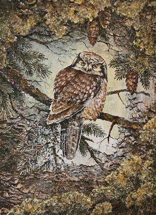 O-520 Алмазная мозаика Милато "Сова"