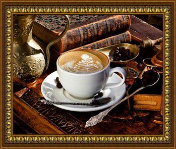 Алмазная мозаика Милато "Чашка кофе" O-568