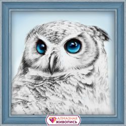 АЖ-1549 Набор алмазной мозаики Алмазная живопись "Взгляд совы" 