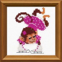 1526 Набор для вышивания Риолис "Фигуристка"