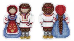 Р-154  Набор для вышивания МП-студия "Оберег. Неразлучники"