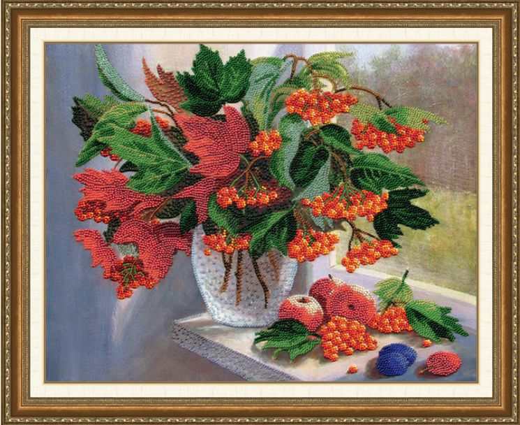 РТ-089 Набор для вышивания Золотое Руно "Осенний аккорд"