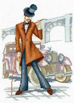 Р-15 Набор для вышивания Сделай Своими Руками &quot;Модное авто&quot;