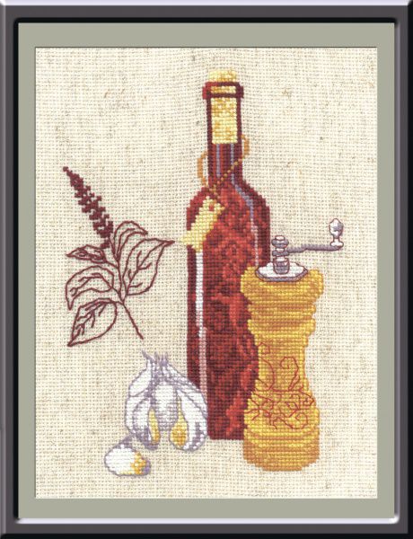 Набор для вышивания крестом ОВЕН "Кухонная миниатюра 1"