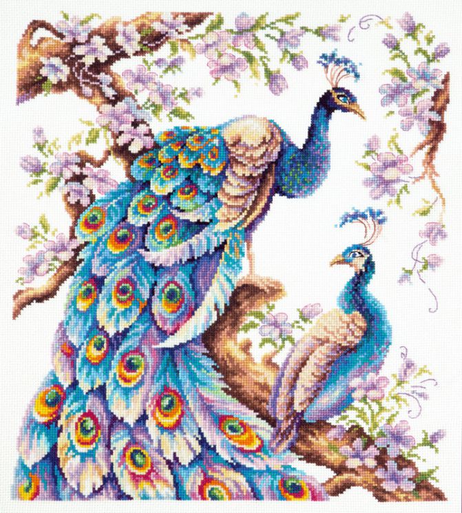 Набор для вышивания крестом Чудесная игла «Во всей красе!» 64-06