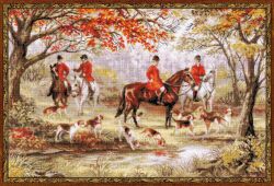 1431 Набор для вышивания Риолис "Охота на лис"