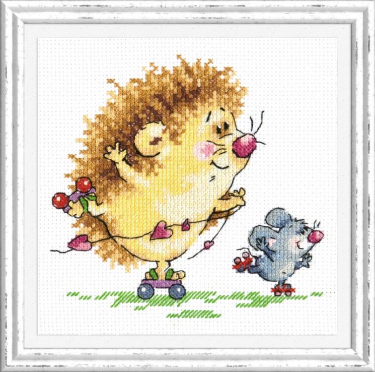 18-85 Набор для вышивания Чудесная игла "Первые успехи!"