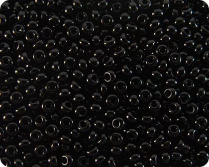 Бисер Preciosa 23980 глубокий черный глянцевый