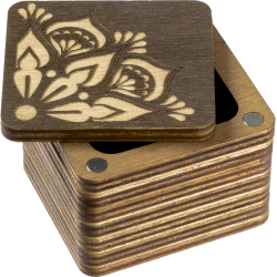 Шкатулка для рукоделия ВОЛШЕБНАЯ СТРАНА FLZB(N)-002 5.5*6*4.5см