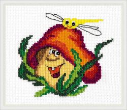 26-20 Набор для вышивания Чудесная игла "Веселый грибочек"