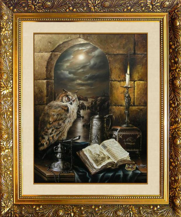 Алмазная мозаика Милато "Мудрый филин" F-282 