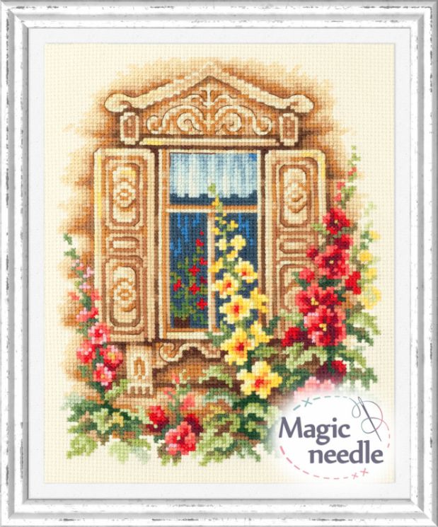 74-02 Набор для вышивания Чудесная игла "МИЛОЕ ОКОШКО"